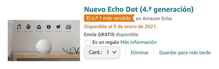 Cesta de la compra de Amazon