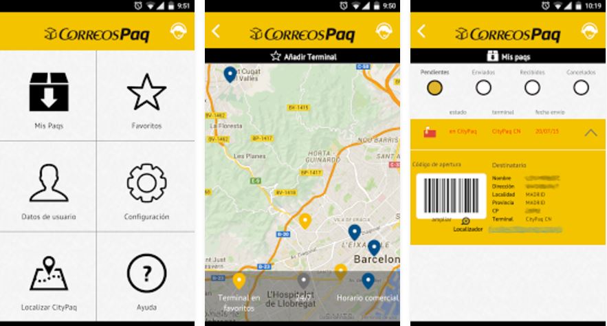 historia de correos paq