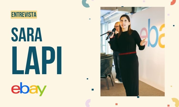 Imagen de la entrevista a sara lapi de ebay