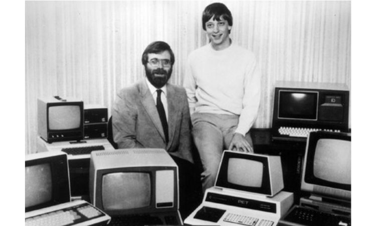 Foto de Paul Allen y Bill Gates