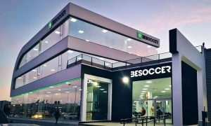 Fotografía del edificio de oficinas de BeSoccer