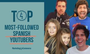 Most followed spanish youtubers: Mikecrack, Rubius, AuronPlay and Las Ratitas