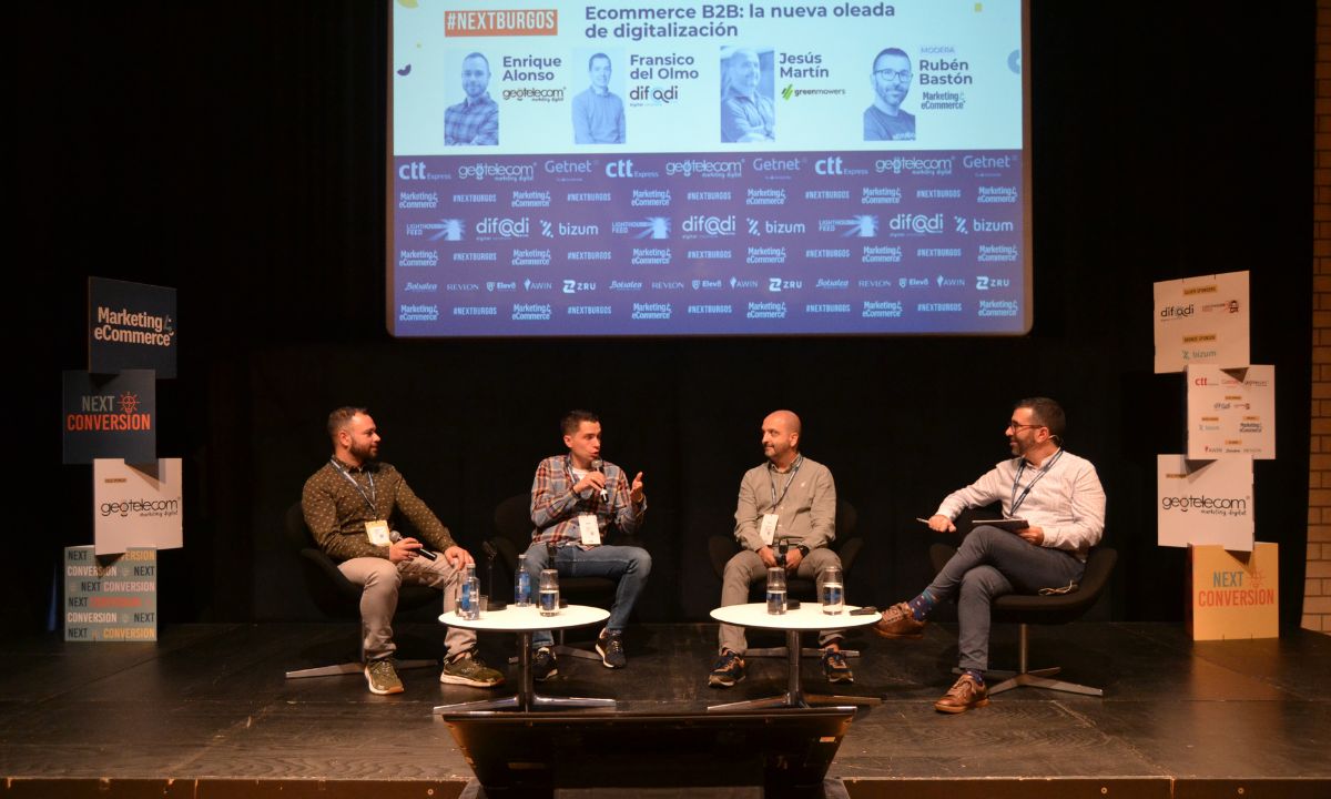 Fotografía de la mesa redonda B2B en NEXT Burgos 2025