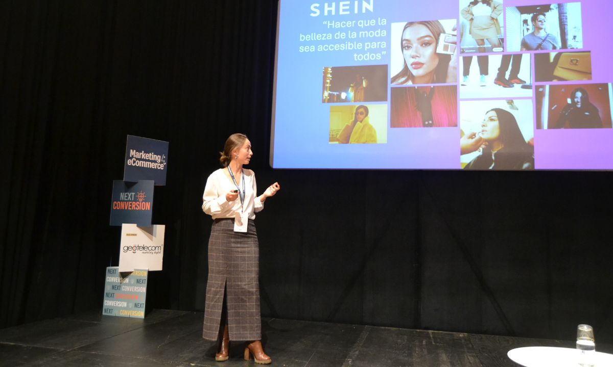 Fotografía de la ponencia de Shein en NEXT Burgos 2025