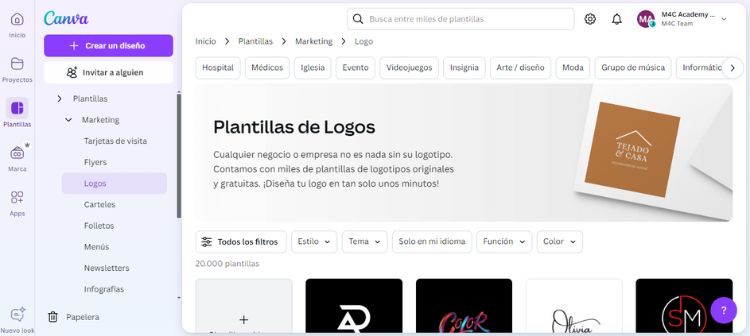 plantillas logos canva