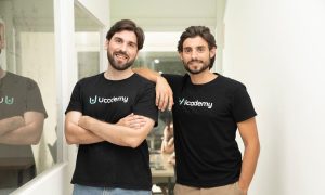Fotografía de Ramiro Zandrino y Pablo Prieto, fundadores de Ucademy