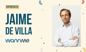 Imagen de Jaime de Villa Morales, CEO de Wannme, junto al logo de la marca.
