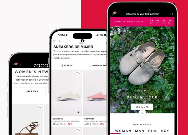 vista de la app de zacaris