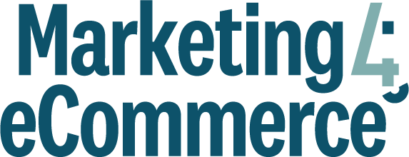 Texto "Marketing4eCommerce" en azul. Ideal para estrategia digital y comercio en línea.