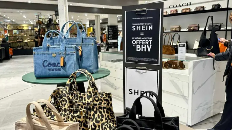 inside shein store in paris